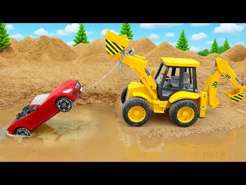 Diy tractor mini Bulldozer to making concrete road | Construction Vehicles, Road Roller #41
