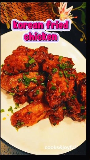 Krunchy Korean Fried Chicken / Air Fryer Recipe/#shorts