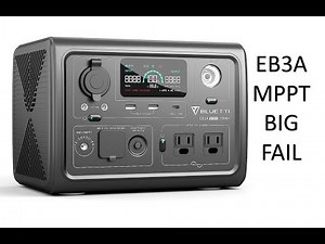 bluetti EB3a solar power station review: Giant MPPT problem