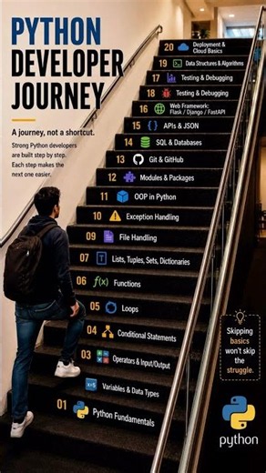 🐍 Python Developer Roadmap 🚀