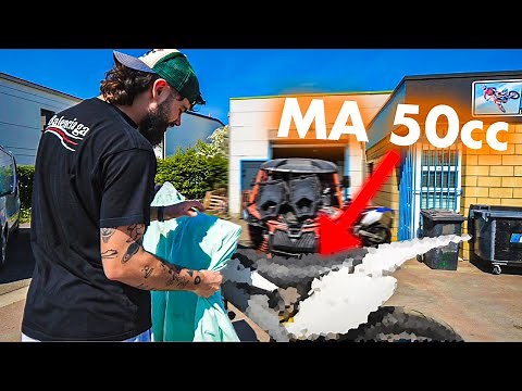 JE VOUS DÉVOILE MA 50cc (nouvelle moto)