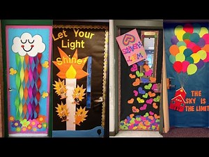 Latest Classroom door Decoration ideas | Classroom Decoration ideas for school 2021 Paper art work