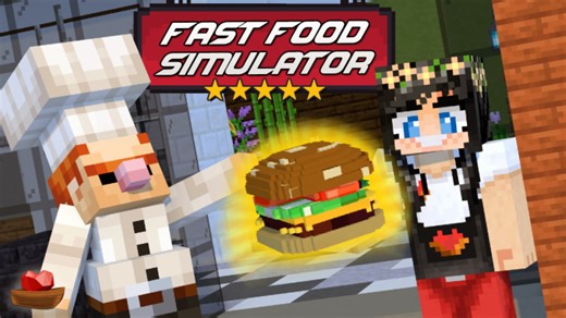 [地图]快餐模拟器-我的世界市场包免费下载-Minecraft Marketplace Fast Food Simulator