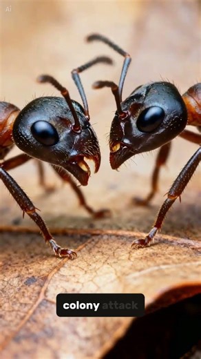 What Happens When Two Ant Colonies Meet ? #ants