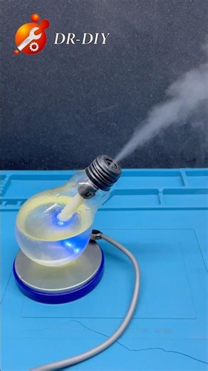 Testing a home humidifier | Home ultrasonic humidifier using a 200-watt bulb #humidification