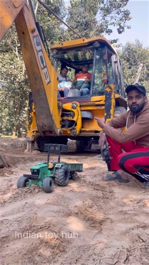 JCB and jonh dhere power #jcb #tractor #shorts #viral