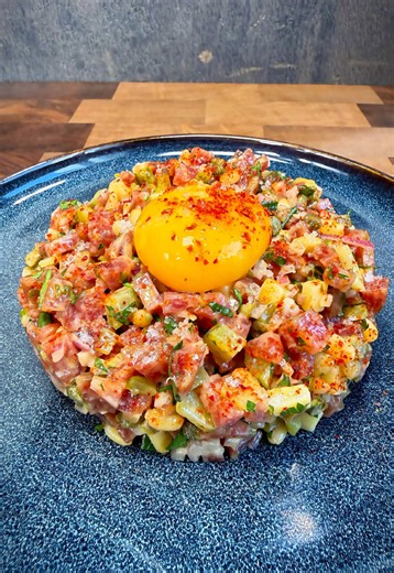 Tartare de fuet maison : recette avec mayonnaise au noix