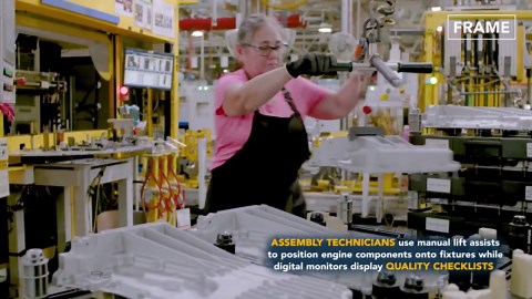 Inside best General Motors factory in US producing powerful engines - production line