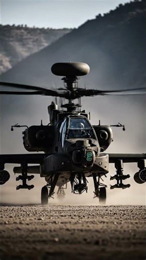 Apache Helicopter Flight