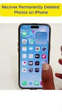 How to Recover Permanently Deleted Photos on iPhone#iPhone #RecoverDeletedPhotos #DeletedPhotos