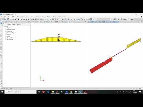 Creating a simply supported beam with double point load in ETABS | ETABS Tutorial