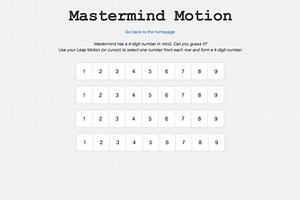 Mastermind Motion for Leap Motion