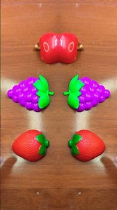 🍎🐞🍓 Apple vs Strawberry vs Beetle Symmetry 🤯 Satisfying Perfect Match! #shorts #symmetry #viral