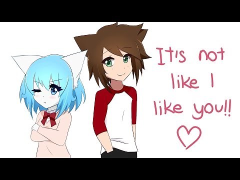 It's Not Like I Like You!! (Wolfychu & SweetoTOONS sing ❤) [Animation]