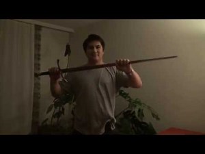 Holding a sharp sword with bare hands