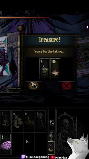 Suspiciously Lucky #shorts #darkestdungeon