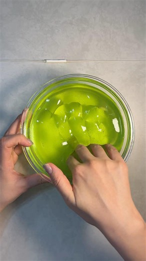 밤티 샤인머스캣 액괴 #slime #asmr #fyp #슬라임 #추천