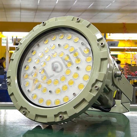 Atex CCC CE ISO Certified Industrial Explosion Proof Light for Warehouse Zone 1 & 2 Chemical Hazardous Lighting with IP66 Rating
