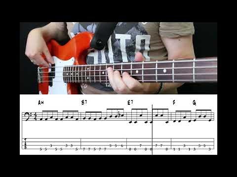 Muse - Time Is Running Out (Bass cover with tabs)