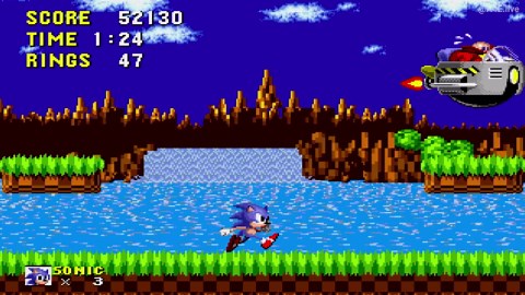 Sonic the Hedgehog (16-bit) all bosses (no damage)