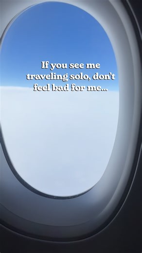 Esbenia Overbeck | Adventure Travel Coach | Content Creator on Instagram: "Not traveling solo because I have to. Traveling solo because one ticket, one seat = half the cost 😌✈️ Plus, airlines love moving one flexible passenger when they need seats back. Win-win. Pro tip: When you’re the only one flying, airlines are way more likely to offer upgrades, credits, or cash to take a later flight. 👉 Share this with someone who thinks solo travel is “sad” 👉 Follow @grateful4living_lifecoach for smart