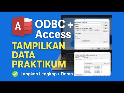Praktikum ODBC: Koneksi Microsoft Access + Menampilkan Data dengan ODBC