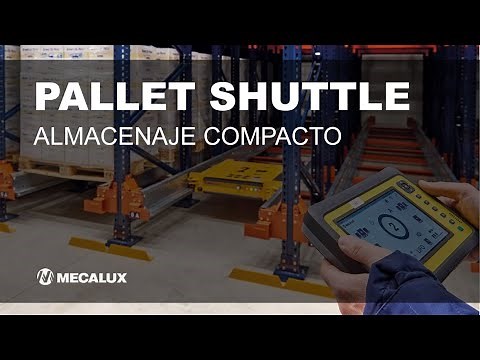 ¿Cómo funciona el almacenaje compacto con Pallet Shuttle? | Mecalux