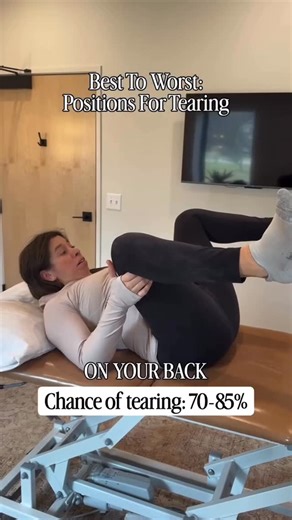 Dr.ObGyn.One on Instagram: "Best → Worst birth positions for perineal tearing 👶 🥇 Side-lying (lateral) 🟢 Tear risk: ~10–15% ✔️ Minimal perineal tension ✔️ Slow, controlled crowning ✔️ Best position for perineal protection 🤍 🥈 Hands-and-knees (all fours) 🟢 Tear risk: ~15–20% ✔️ Reduced pressure on the perineum ✔️ Fewer severe (3rd–4th degree) tears ✔️ Great for OP babies 🔄 🥉 Upright supported (standing / kneeling / supported squat) 🟡 Tear risk: ~20–30% ✔️ Gravity helps descent ⚠️ Needs g