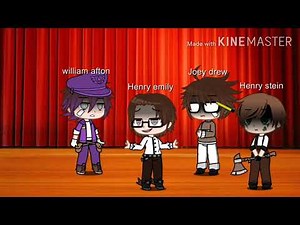 Gacha club fnaf and batim singing battle/ William and henry vs Joey and henry