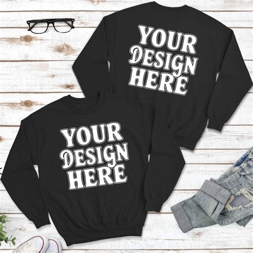 Mens Custom Sweatshirt Any Text Image Personalised Printed Workwear Uniform Company Logo Sweater Photo Jumper - Etsy UK