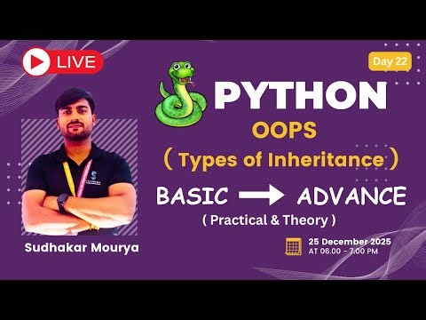 Master Inheritance in Python | All Types Explained 🔥