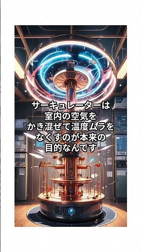 サーキュレーター、ただの扇風機じゃない！？#サーキュレーターの使い方 #夏の節電術 #エアコン効率化 #暮らしの知恵 #雑学ショート
