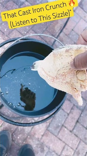 👉 “That Cast Iron Sizzle 🔥 Perfect Fish Crunch”#cooking #foodie #fish
