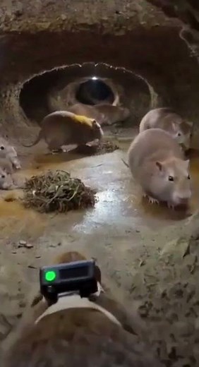 Inside a Bamboo Rat’s Underground Colony (Real Burrow Camera Footage)