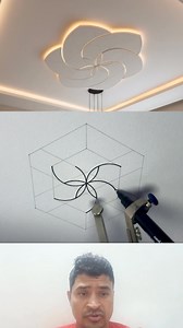 Modern Circular POP Fall Ceiling Design with Profile Light ✨ #POPDesign #FallCeilingDesign #CircularPOP #ModernCeiling #ProfileLight #POPWork #InteriorCeiling #LuxuryCeiling #CeilingMarking #IndianInterior | Md Suhail