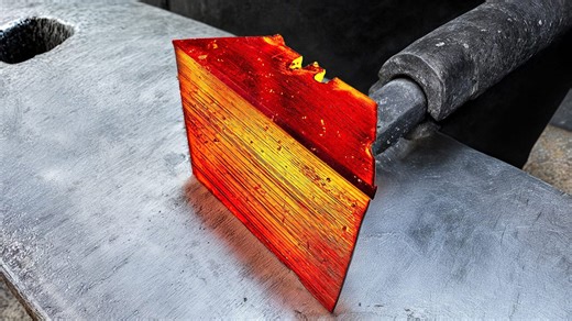 Forging a knife from 100 blades