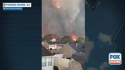 Watch: Flames from Jones Road Wildfire creeps close to homes