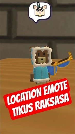 Giant Rat Emote Location.! #gamewalkthrough #shorts #superbearadventure