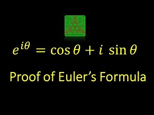 Complex Variable | Proof of Euler's formula