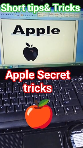 Apple Logo shortcut in ms word#shorts #msword #shortcutkeys#msoffice #computer