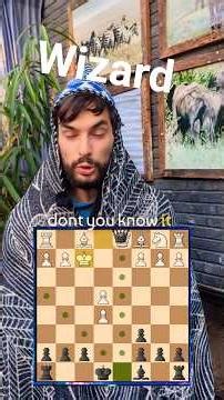 How to defeat wizards in 7 moved with chess! #chess #chesslessons #staffordgambit
