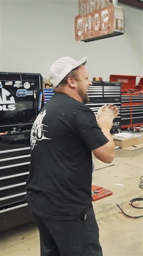 The build continues on 🛠️ The ’67 Camaro roared to life and scared the hell outta the camera crew… and we’re just getting started 😏 📺 Queens of the Stone Age '67 Camaro build Ep. 2 LIVE NOW @ youtu.be/Sc4YaBTuqqY | Gas Monkey Garage