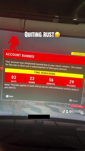 Facing a Ban in Rust: A Farewell to the Community