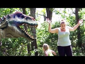 Realistic T-Rex Attack Prank