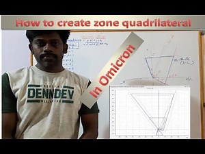 How to Form Quadrilateral Characteristics in Omicron Test Universe (Zone-by-Zone)