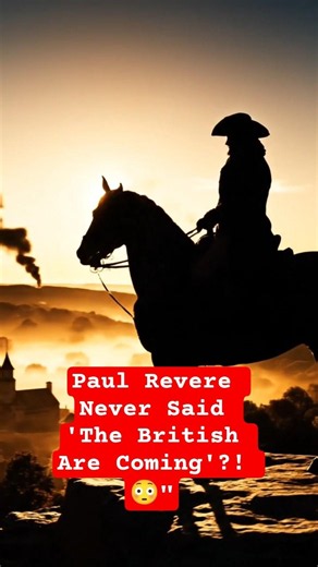 The Real Story of Paul Revere 🇺🇸 | Not Just the Midnight Ride! #americanhistory
