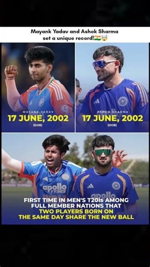 Mayank yadav and Ashok sharma se a unique Record!!🇮🇳🤯