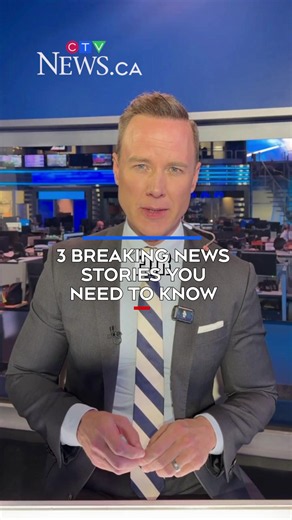 Three breaking news stories in Canada and Ontario – Todd Vanderheyden