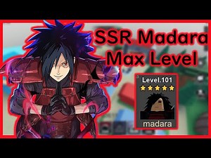MAX LEVEL SSR Madara Showcase | Naruto Defense Simulator | Roblox