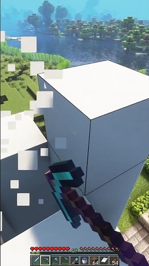 Schnell weißen Beton herstellen in Minecraft #weißerbeton #beton #minecraft #shorts